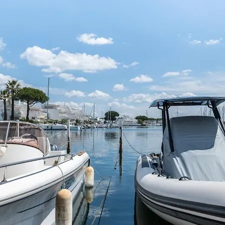 Marina Vue Mer - Wifi- Parking - Pieds Dans L'eau - Cohoteconciergerie Du Roi La Grande Motte Le Grau-du-Roi